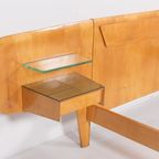 1950’s Mid-century Italian Modern Double Bed Frame From Vittorio Dassi thumbnail 7