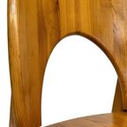 Vintage Set Van Vier Rainer Daumiller Grenen Stoelen Design thumbnail 20