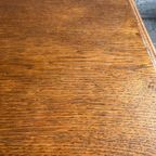 Art Nouveau Tafel In Goede Staat Met Rijke Donker Bruine Patina. thumbnail 4