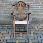 Antique George Hepplewhite Chairs Van 6 Stoelen Set thumbnail 5
