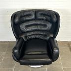 Vintage Longhi Elda Chair Draaifauteuil Van Joe Colombo thumbnail 5