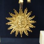 Een Mooie Vroege Witmarmeren Portaaltafelklok Met Vuurvergulde Ornamenten. thumbnail 18