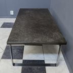 Slate Top And Chrome Coffee Table By Dr. Peter Daenert 1970S thumbnail 15