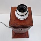 Embossed Leather Table Light, 1970S thumbnail 8