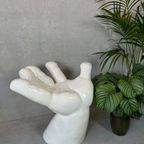 Vintage Hand Chair / Stool Polyester – 80’s thumbnail 2