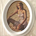 4x Mooie Houten Ovale Foto Lijsten Met Foto Vervangbare Functie thumbnail 11