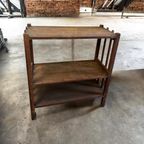 Vintage Houten Staande Rek / Etagere / Bijzettafel thumbnail 3