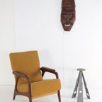 Fauteuil 'Soyen' Vintage Opnieuw Gestoffeerd thumbnail 21