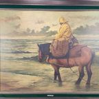 Andre De Man - Schilderij - Paardenvisser thumbnail 3