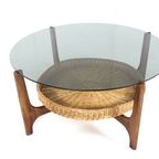 Ronde Vintage Salontafel Met Lectuurhouden 'hilla' thumbnail 6