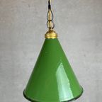 Vintage Emaille Hanglamp – Groen thumbnail 4