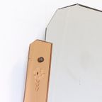 Antieke Vintage Art-deco Spiegel thumbnail 4