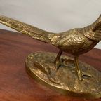 Bronzen Beeldje Van Een Fazant. thumbnail 3