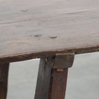 Karaktervolle 18e-eeuwse Antieke Spaanse Side Table/ Eettafel Met Een Prachtig Patina thumbnail 9