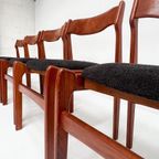 Set Van 6 Opnieuw Gestoffeerde Stoelen Van Burchardt Nielsen thumbnail 11