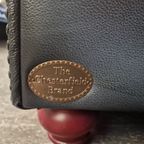 Chesterfield Brighton Antiek Blauw 6-zits Bank Leer thumbnail 10