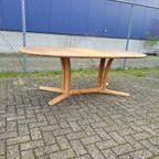 Eettafel - Dyrlund Denemarken - Verlengbaar - Grenenhout thumbnail 8