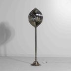 Mid-century Chroom "moon" Stalamp Door Henri Mathieu thumbnail 8
