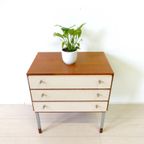 Vintage Ladekast Kast Dressoir Tv Meubel Jaren70 Nachtkastje thumbnail 7