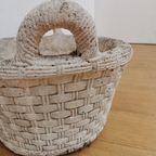 Antieke Franse Stenen Tuinvaas, Bloempot Tuinpot Steen Tuindecoratie 404 thumbnail 7