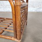 Set Van 2 Vintage Bamboe / Rotan Salontafels thumbnail 5
