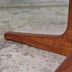 Glostrup, Vintage Jaren 60 Deense Ronde Ovale Tafel Teak thumbnail 12