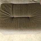 Mid-Century Modulaire Bank – Velours Pepitastof – Jaren 70 thumbnail 18