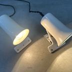 2x Vintage Industriële Klemspot (wit) – Lita thumbnail 2