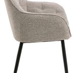 Harstad Eetkamerstoel - Set Van 2 - Beige thumbnail 4