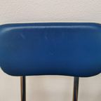 Vintage Mid Century Chroom En Skai Buizen Stoelen thumbnail 11