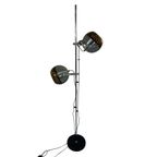 Dijkstra - Rare Model - Space Age Design / Mcm Floor Lamp With Two Shades thumbnail 2