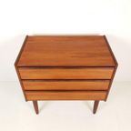 Vintage Danish Chestdrawer Teak Fineer Ladenkastje Deens thumbnail 3