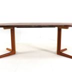 Ronde 2x Verlengbare Massief Teak Deens Eettafel Tafel Vintage thumbnail 17