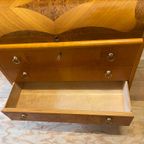 Vintage Rolltop Kast-/ Secretaire Deens thumbnail 13