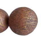 Twee Kunststof Ronde Decoratie Bollen Ø 10 Cm Met Streepmotief thumbnail 6