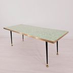 Mid-Century Design Mozaïek Tafel, Vintage Salontafel 1960S thumbnail 8