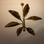 Zeldzame Mid-century "leaf" Luster Van Angelo Lelii Voor Arredoluce, 1970 thumbnail 20