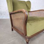 Mid-Century Fluwelen Fauteuil thumbnail 8