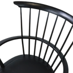 Vintage Stoel Spijlenstoel Fauteuil thumbnail 12