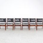 Erik Buch Teak Eetkamerstoelen Model 86 thumbnail 5
