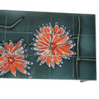 Grote Keramische Tegeltafel Adri Design Oranje Abstract Bloem 109Cm thumbnail 13