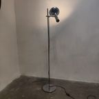 Chrome Floor Lamp By Sölken Leuchte, 1960S thumbnail 3