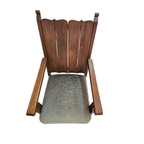 Oak High Back Arm Chair 1930s thumbnail 11
