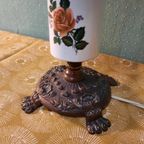 Schattig Brocante Vintage Lampje, Tafellamp, Schemerlamp thumbnail 4