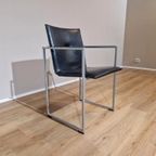 4x Arco Frame - Eetkamerstoelen - Zwart - Leder - Design thumbnail 5