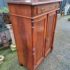 Antieke Vertico, Meidenkast Afm. 100x48cm En 137/171cm Hoog. thumbnail 4