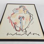 Anton Heyboer - Madonna Met Kind - Zeefdruk - Limited Edition - 1990 thumbnail 2