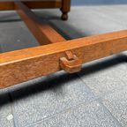 Set Van Twee Hollandse Eikenhouten Armstoelen Met Biezen Zitting thumbnail 14