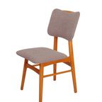 Set Van Drie Vintage Jaren 60 Stoelen Opnieuw Gestoffeerd thumbnail 6