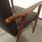 Mid-century Fauteuil With High Backrest By German Designer Josef Hillerbrand thumbnail 13